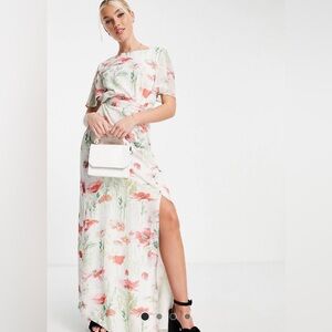 ASOS Hope and Ivy Greta floral print maxi dress